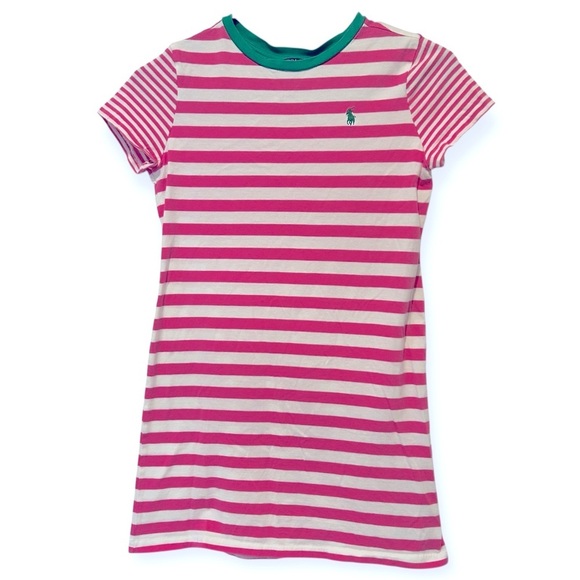Polo Ralph Lauren Other - Polo Ralph Lauren Striped Cotton Jersey Tee Dress
